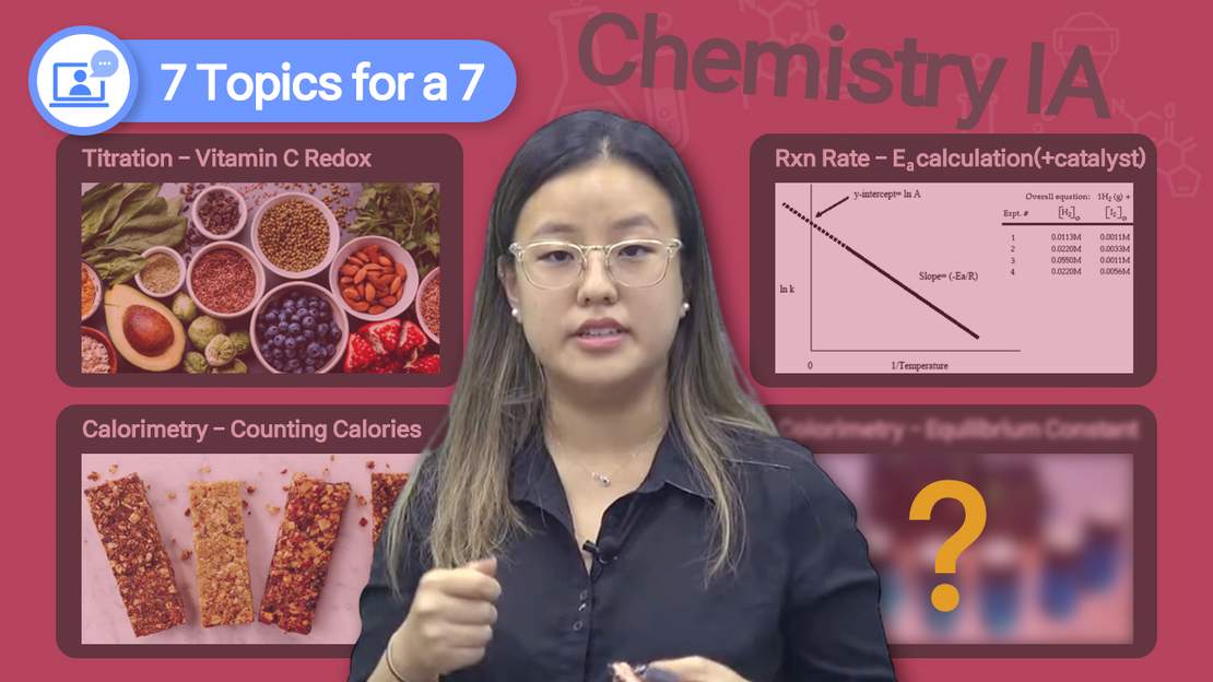 7 Topics to Get a 7 in IB Chemistry IA